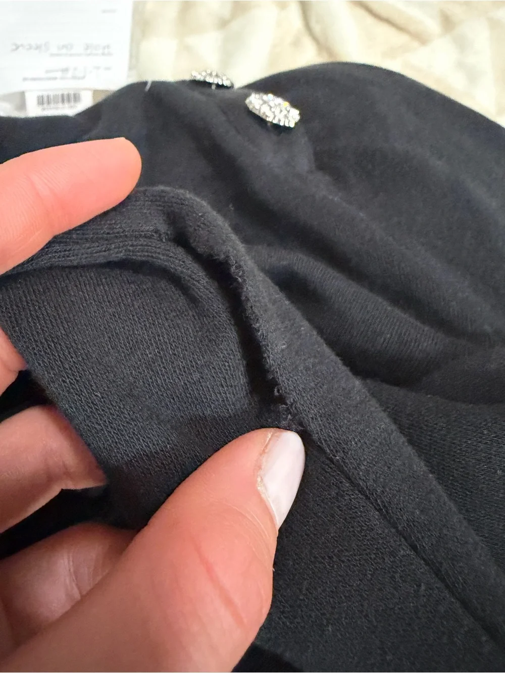 J crew Jewel-button mockneck pullover